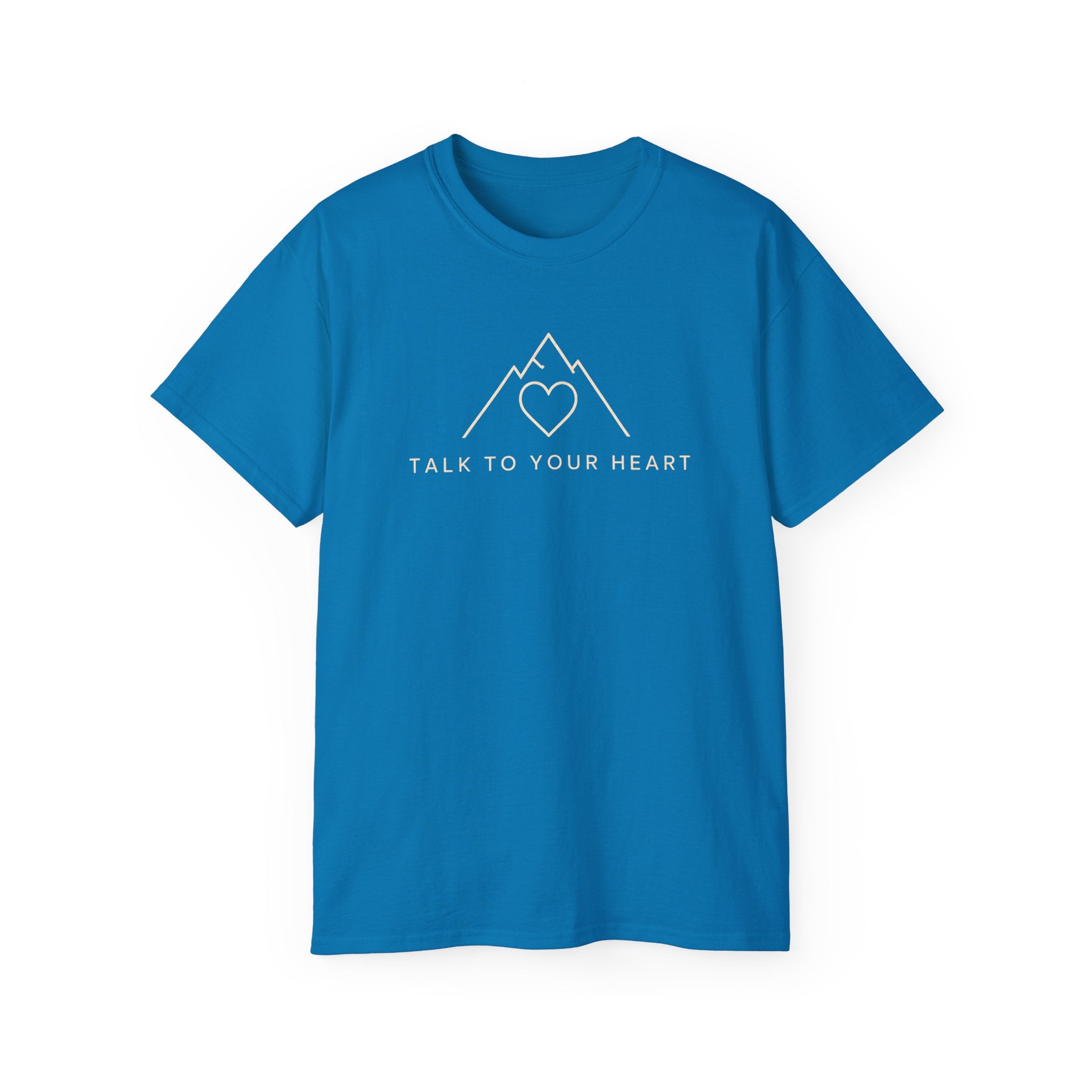 Talk to Your Heart Mountain T‑Shirt — "Pause. Reflect. Choose. Act." Inspirational Tee