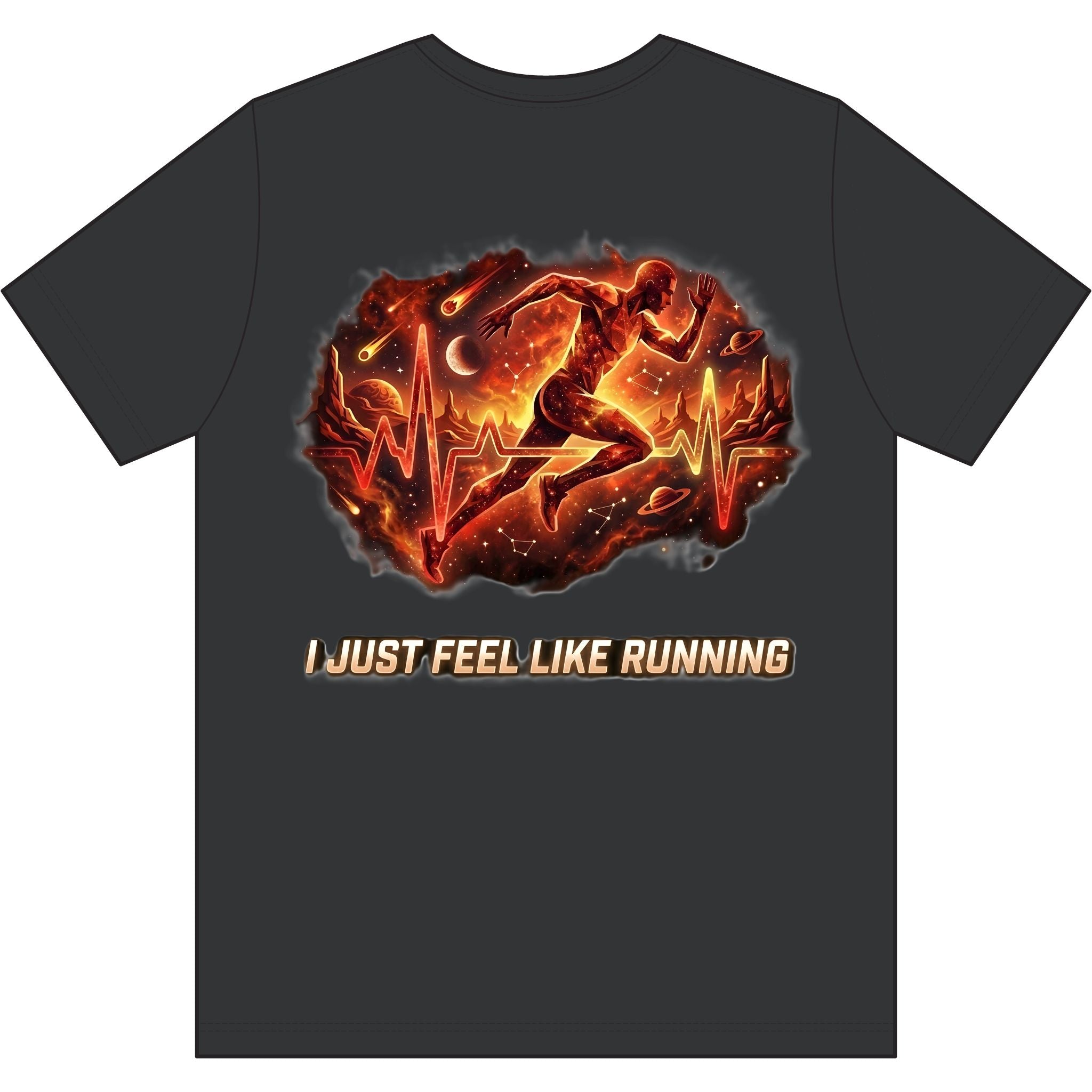 Men's "I Just Feel Like Running - Fury" Graphic Tee