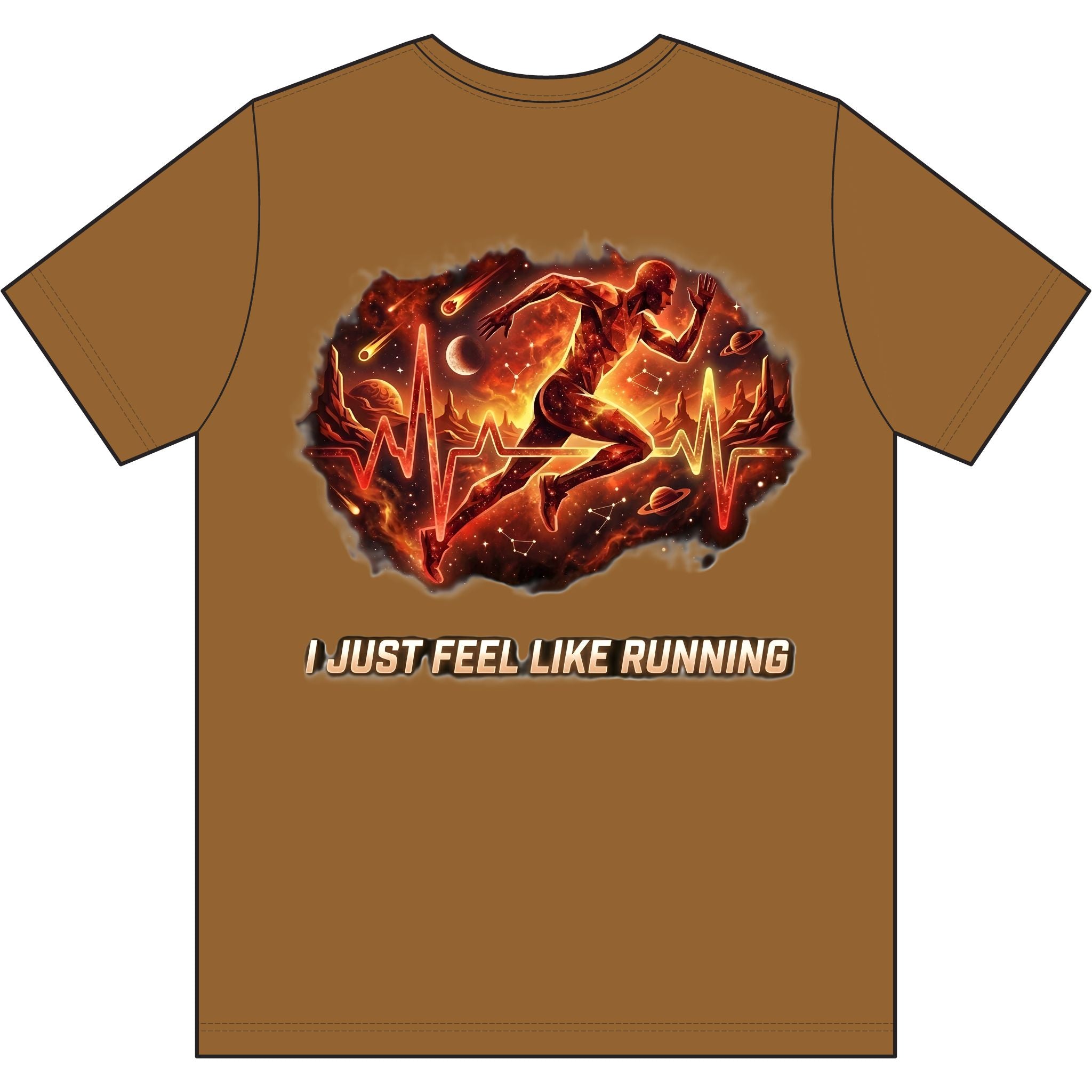 Men's "I Just Feel Like Running - Fury" Graphic Tee