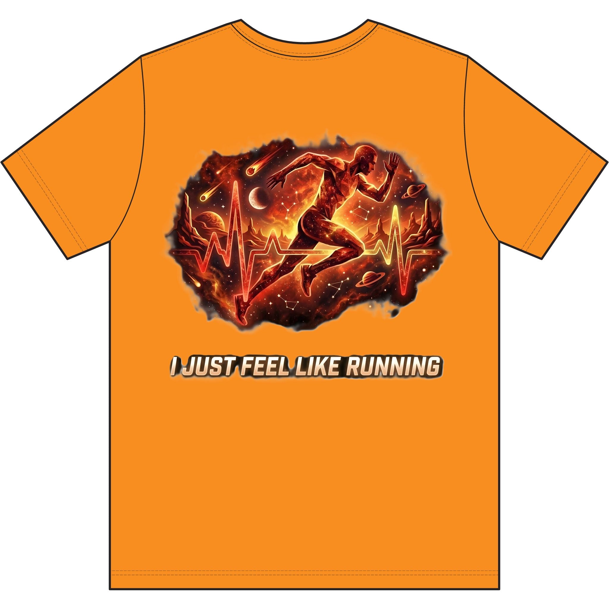 Men's "I Just Feel Like Running - Fury" Graphic Tee