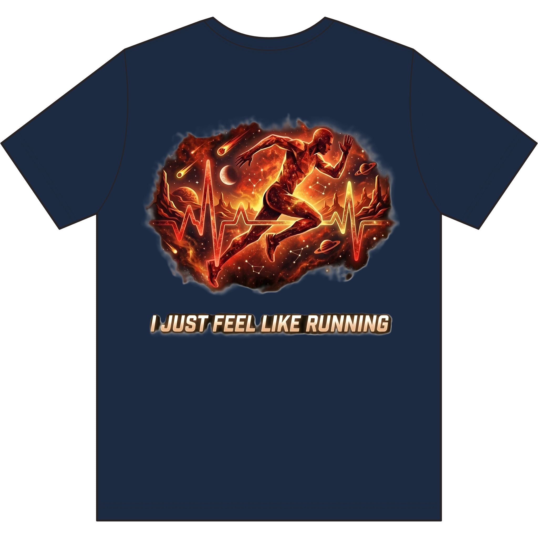 Men's "I Just Feel Like Running - Fury" Graphic Tee