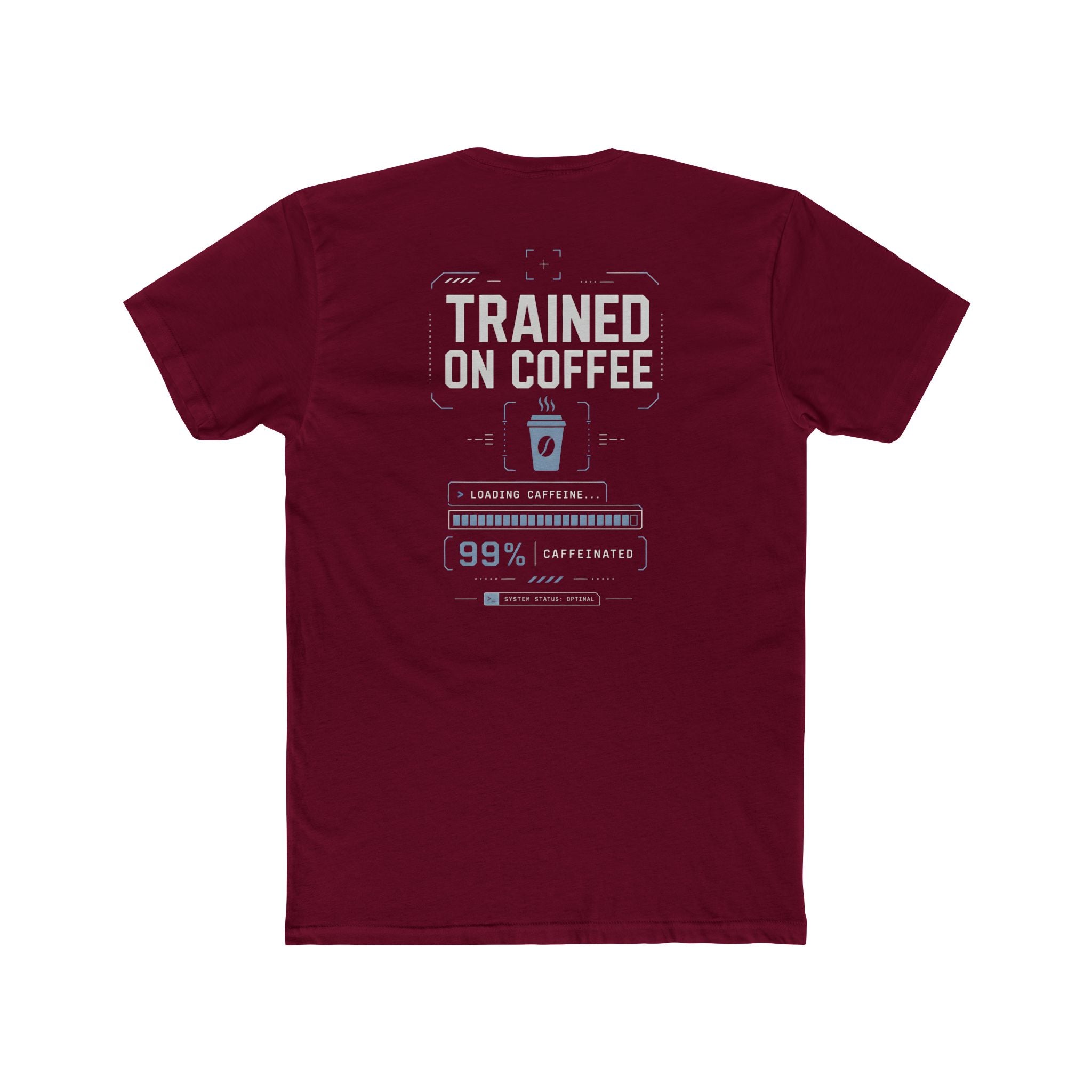 "Trained on Coffee" Unisex Graphic Tee