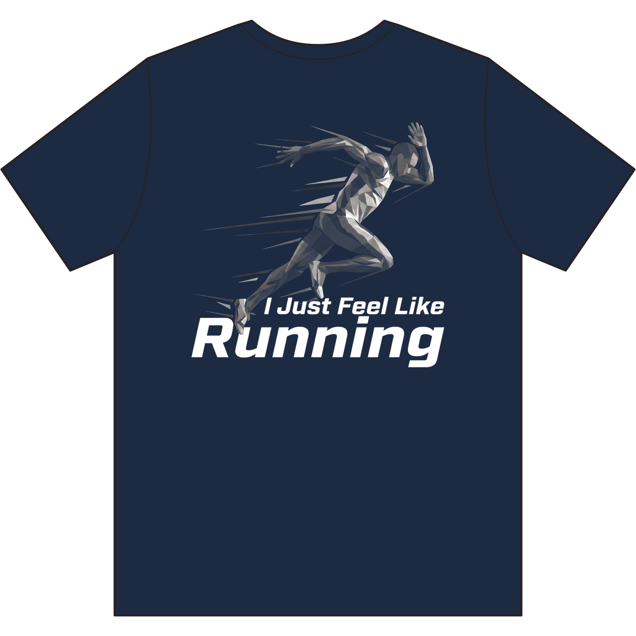 Men's "I Just Feel Like Running - Sprint" Graphic Tee