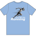 Ladies' "I Just Feel Like Running - Sprint" Moisture-wicking Tee