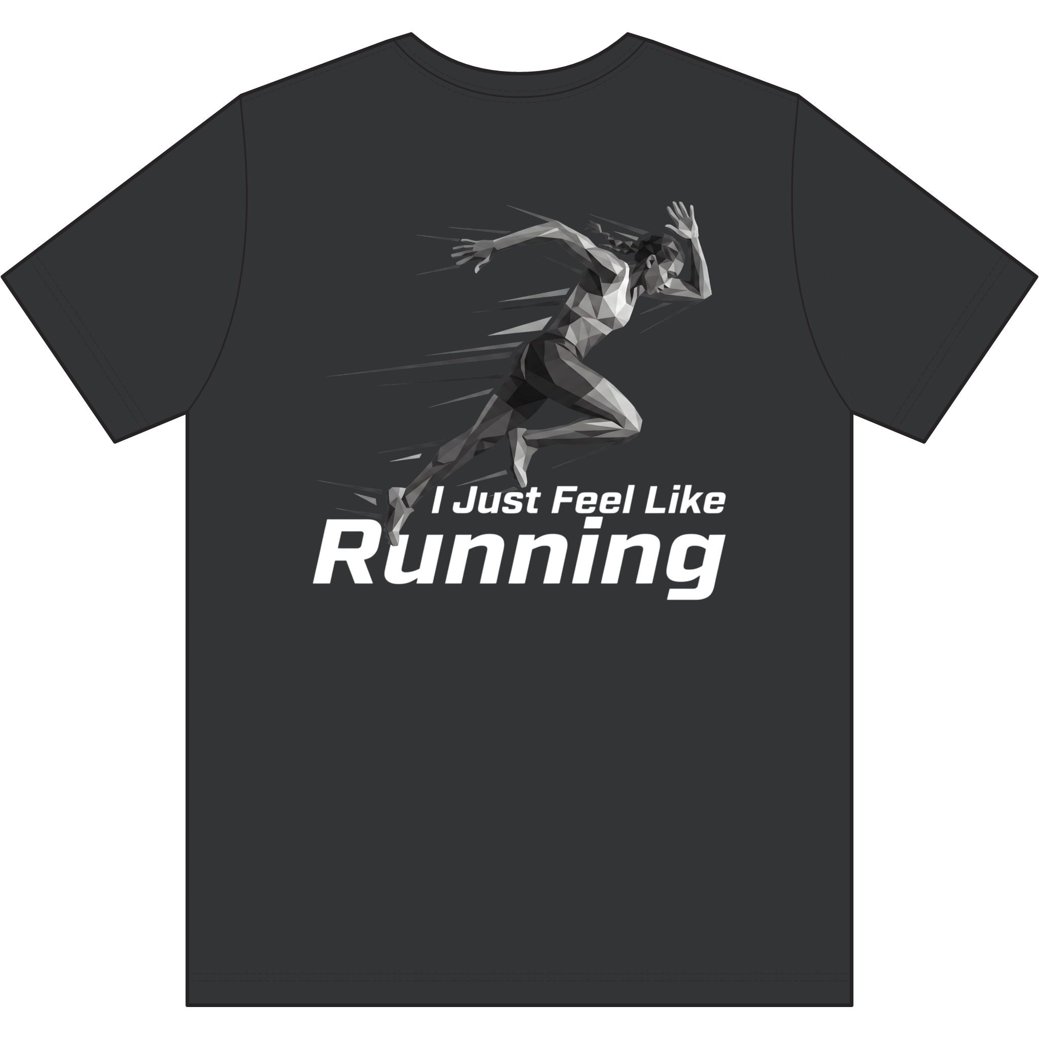 Ladies' "I Just Feel Like Running - Sprint" Moisture-wicking Tee