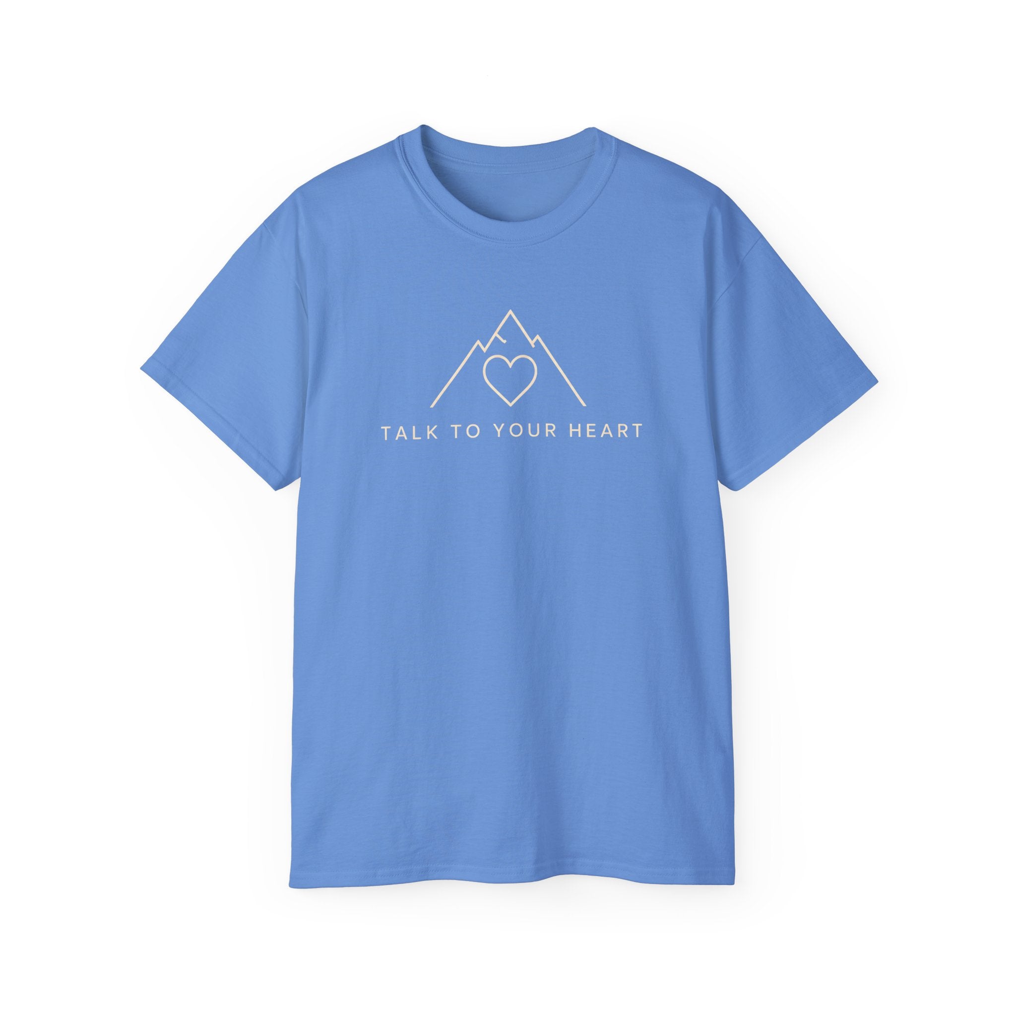 Talk to Your Heart Mountain T‑Shirt — "Pause. Reflect. Choose. Act." Inspirational Tee