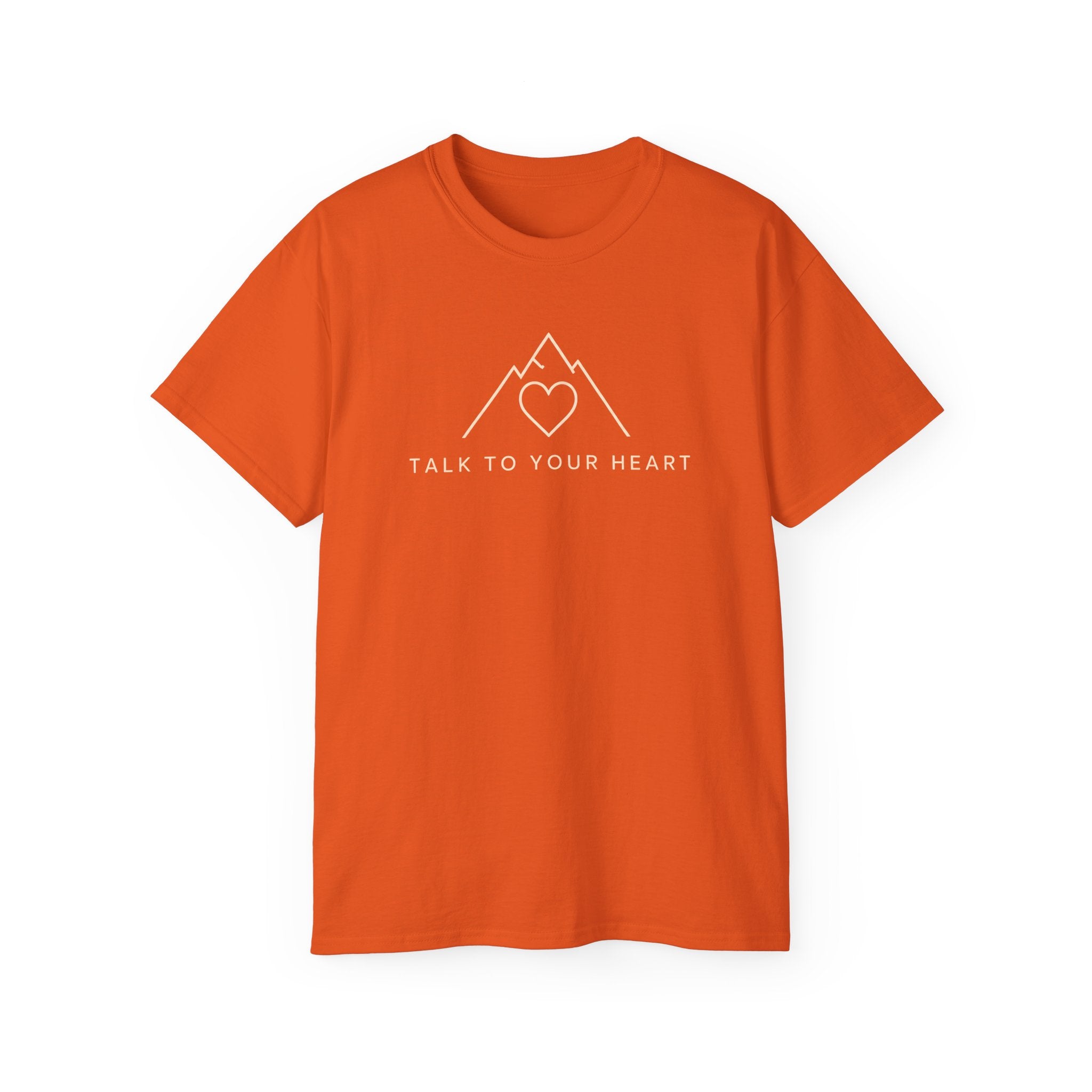 Talk to Your Heart Mountain T‑Shirt — "Pause. Reflect. Choose. Act." Inspirational Tee