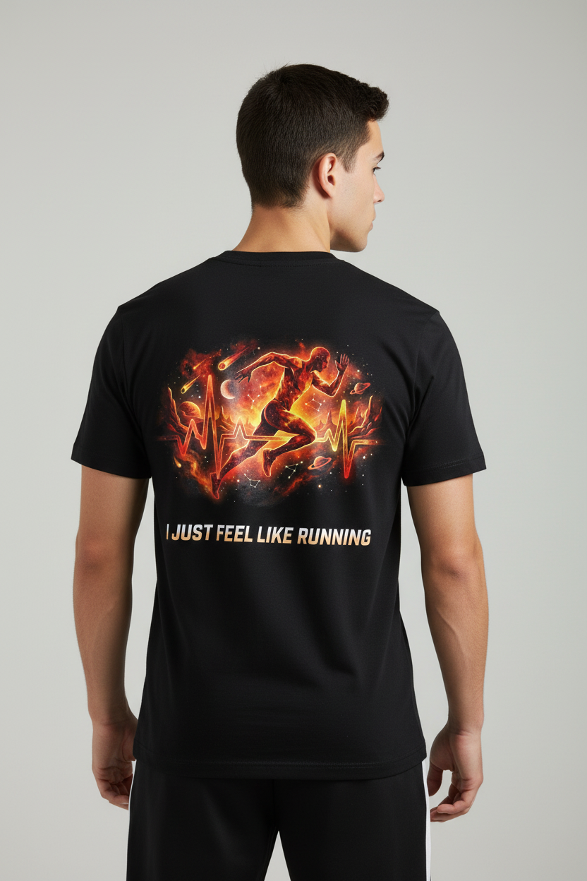 Men's "I Just Feel Like Running - Fury" Graphic Tee