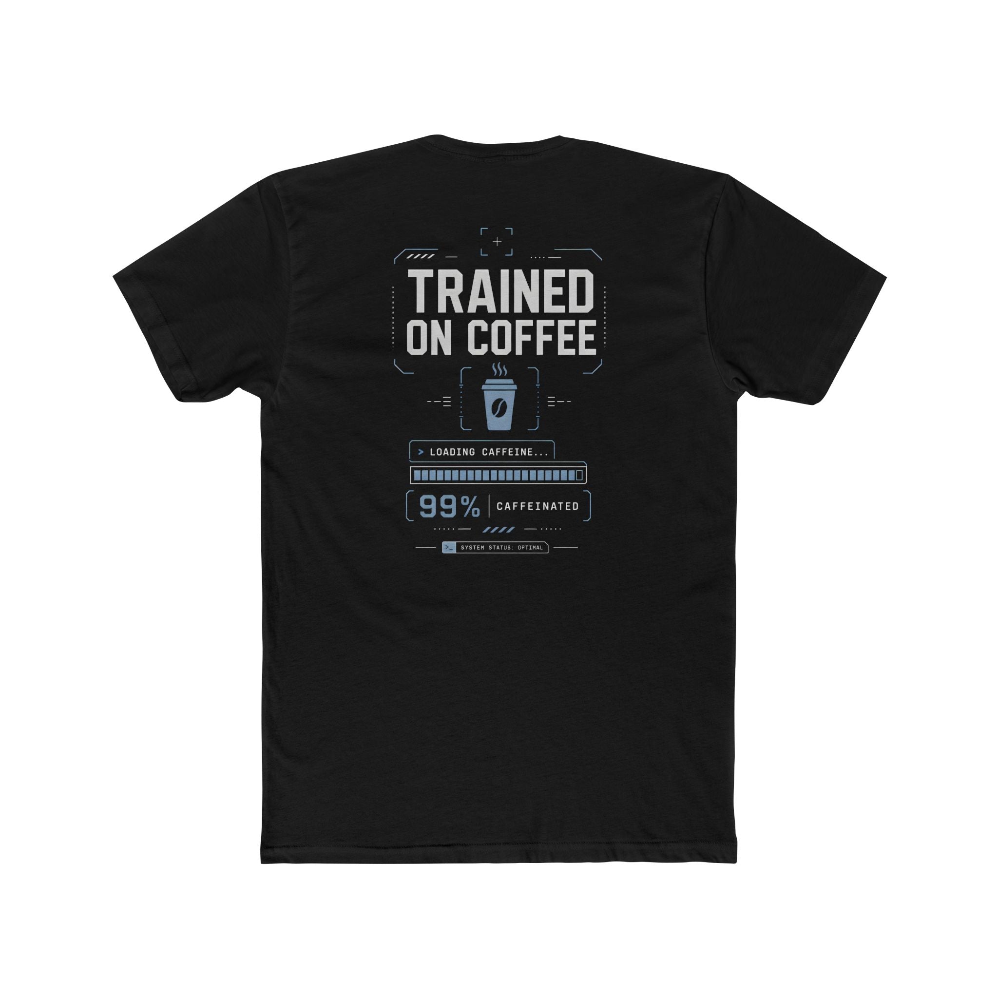 "Trained on Coffee" Unisex Graphic Tee
