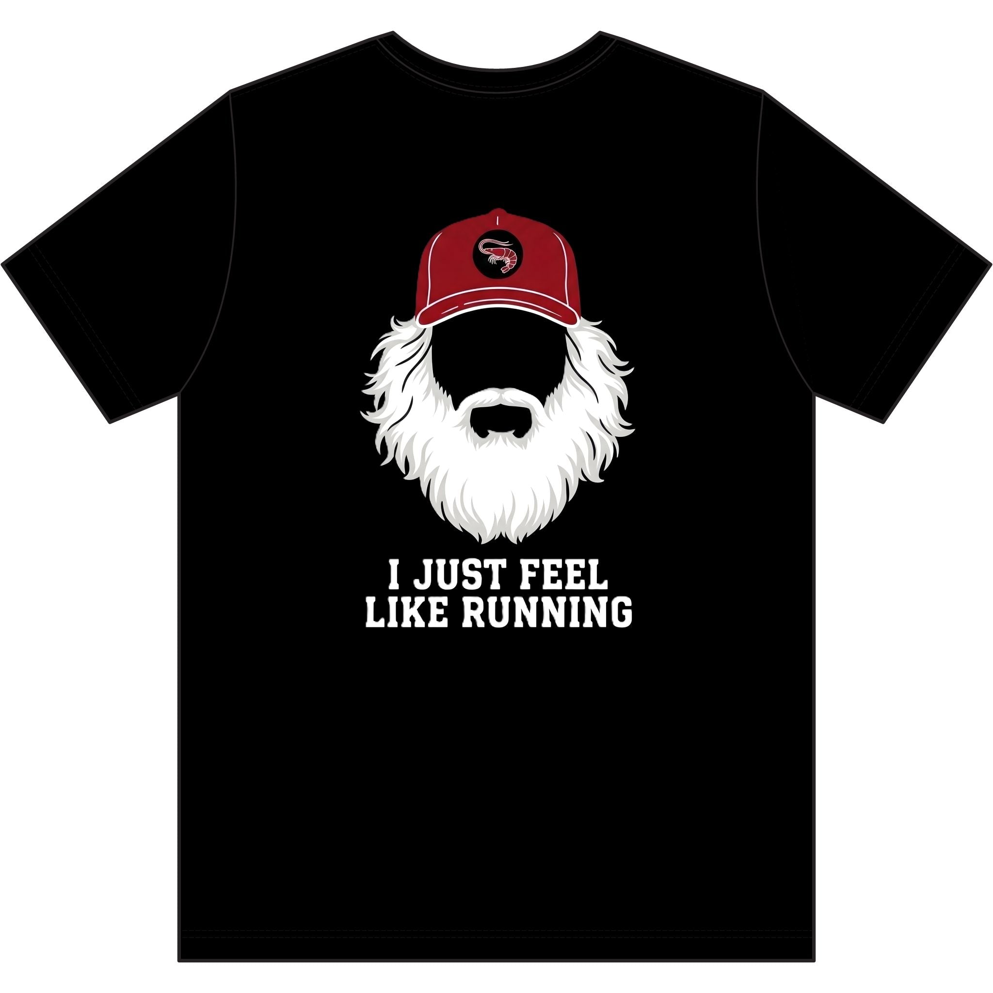 "I Just Feel Like Running - Beard" Moisture-wicking Tee
