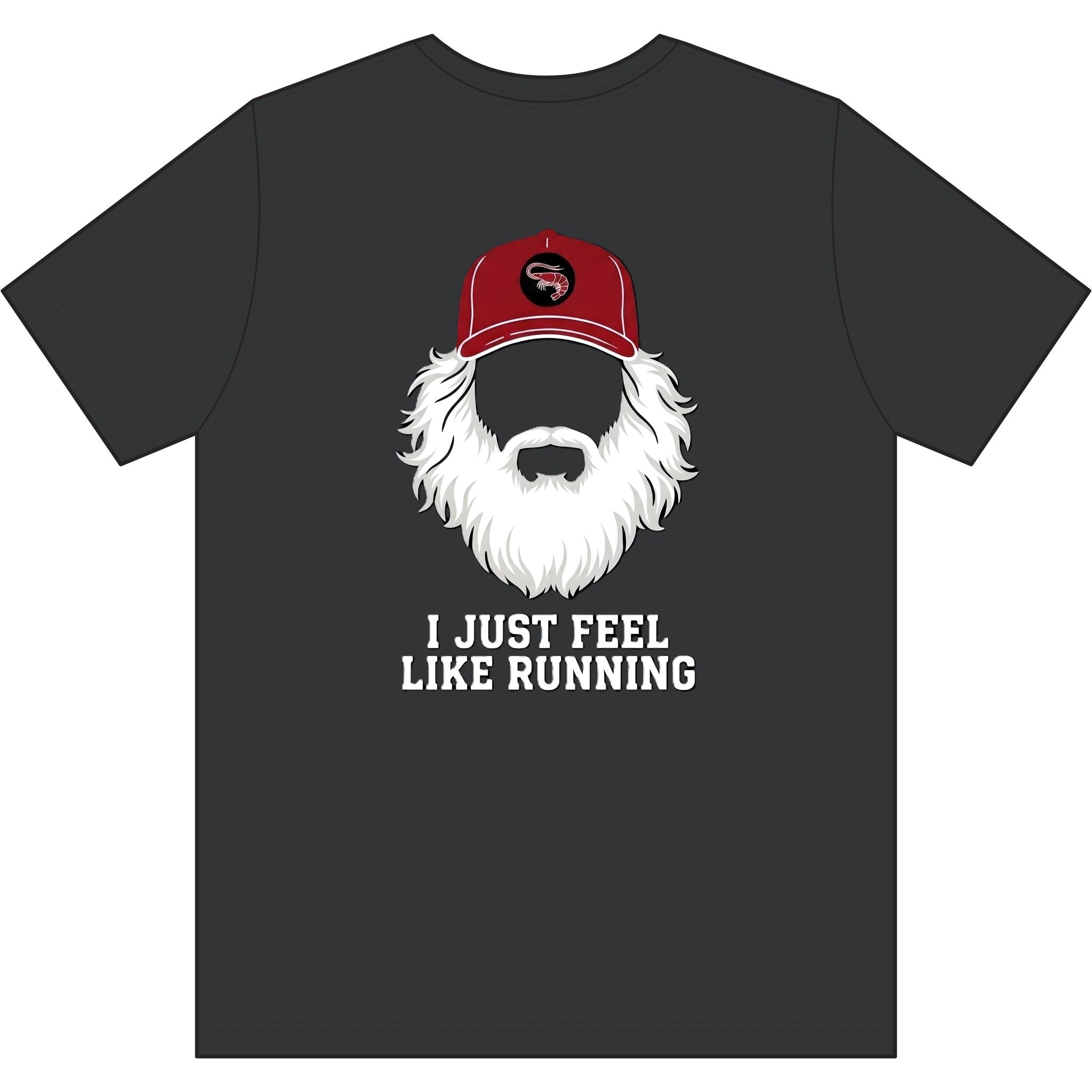 "I Just Feel Like Running - Beard" Moisture-wicking Tee