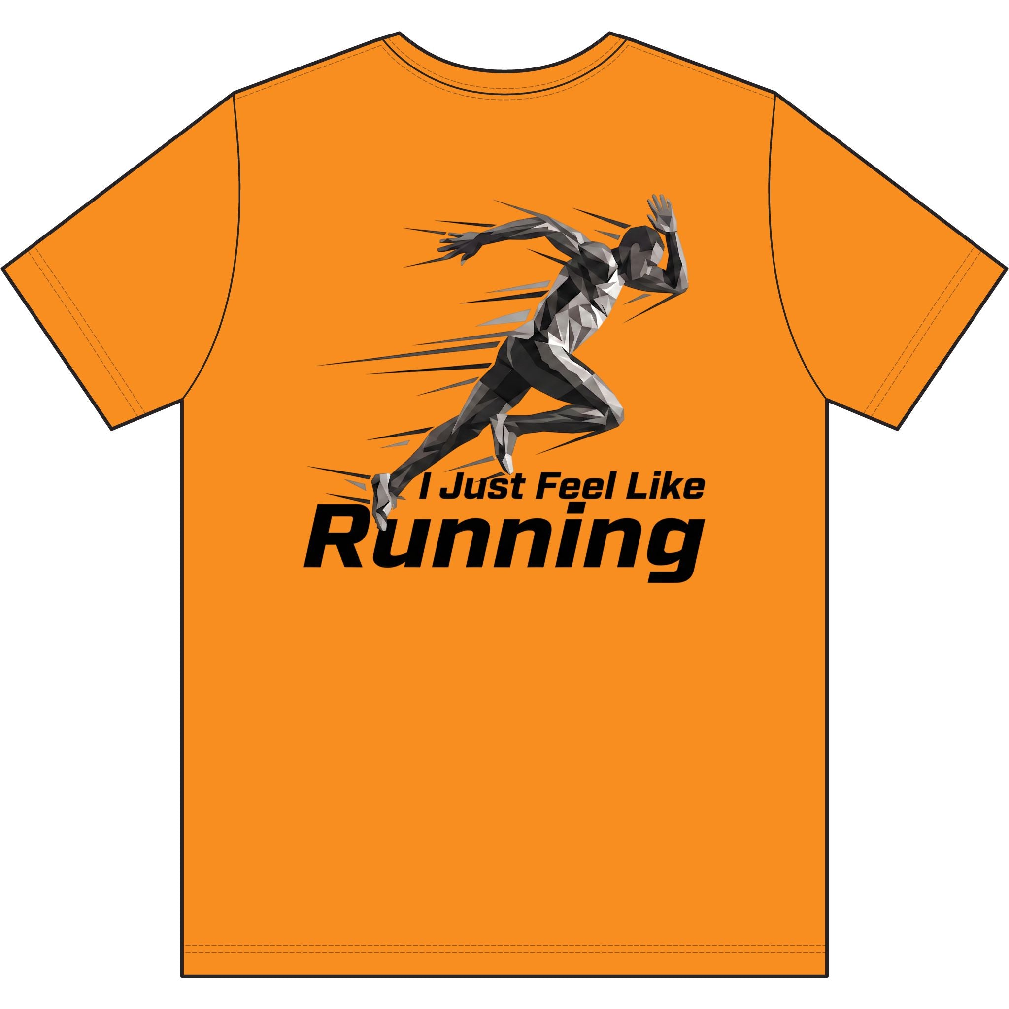 Men's "I Just Feel Like Running - Sprint" Graphic Tee