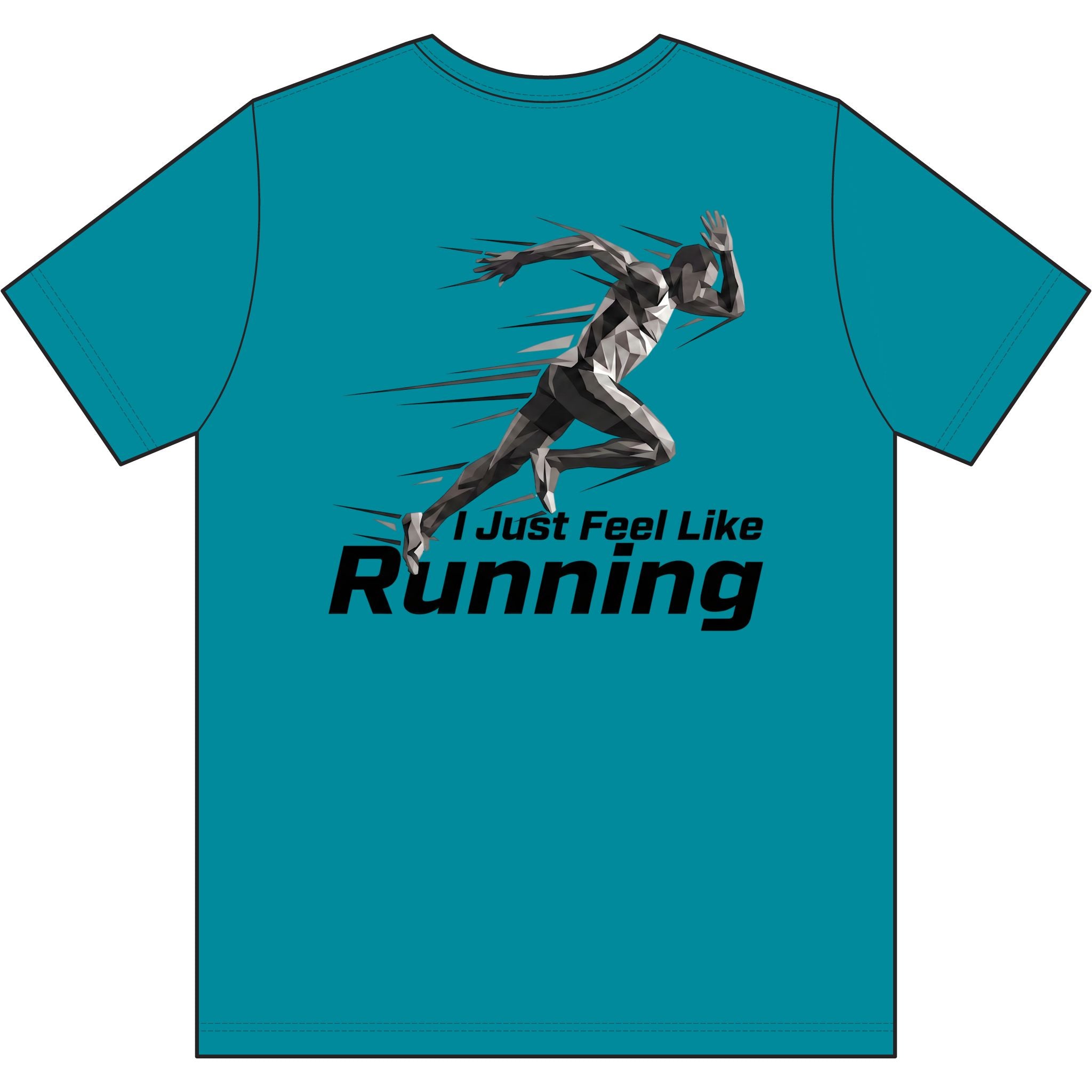 Men's "I Just Feel Like Running - Sprint" Graphic Tee
