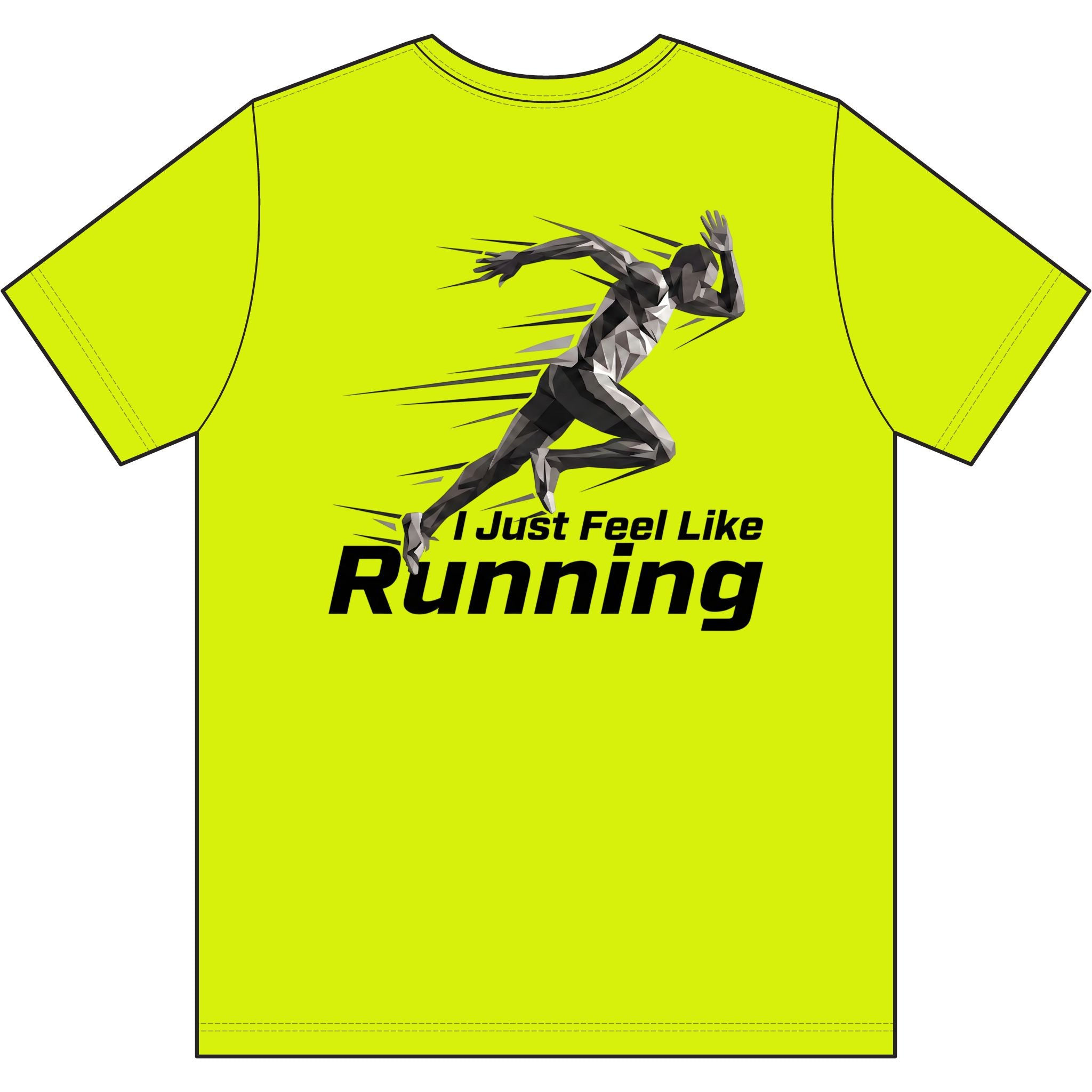 Men's "I Just Feel Like Running - Sprint" Graphic Tee