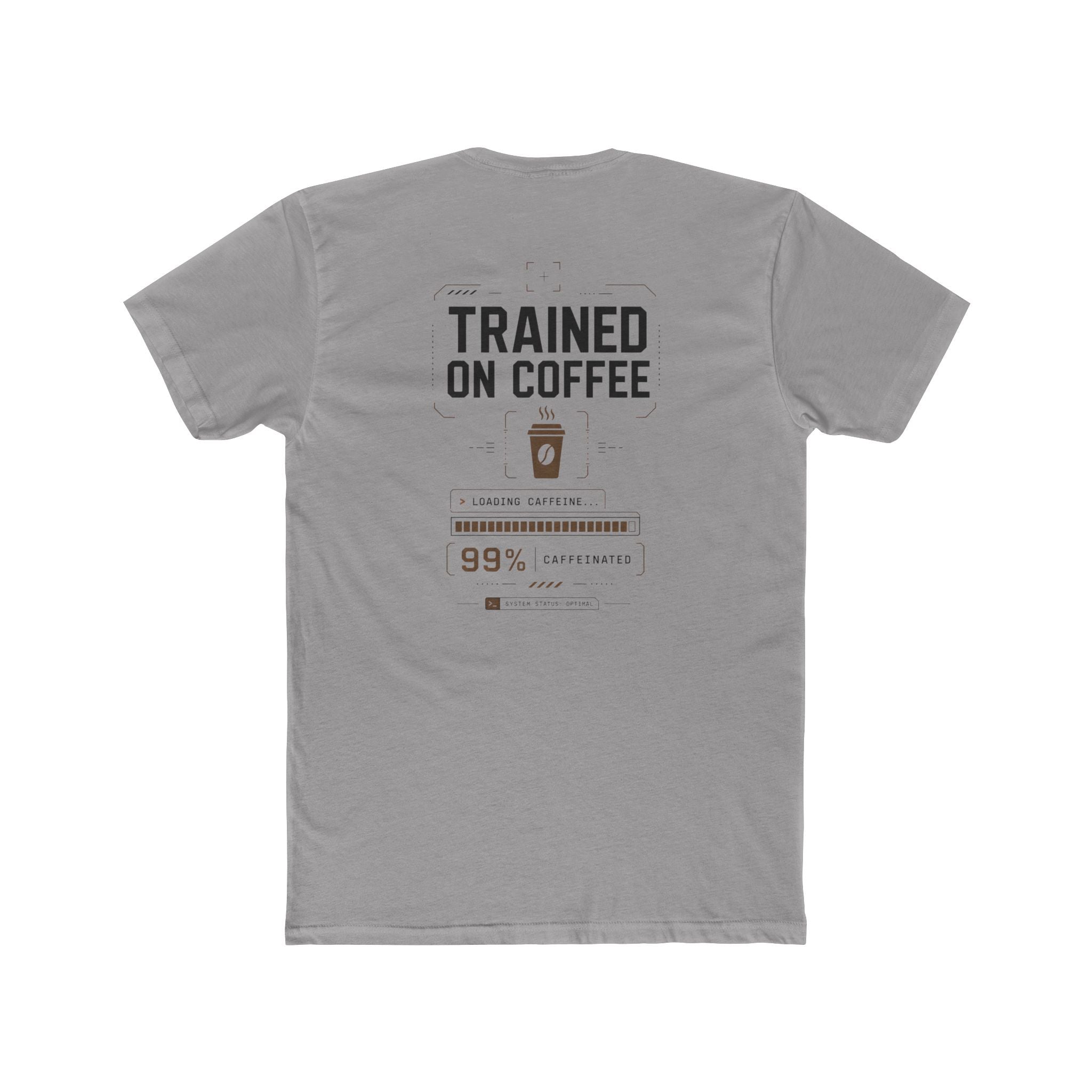 "Trained on Coffee" Unisex Graphic Tee
