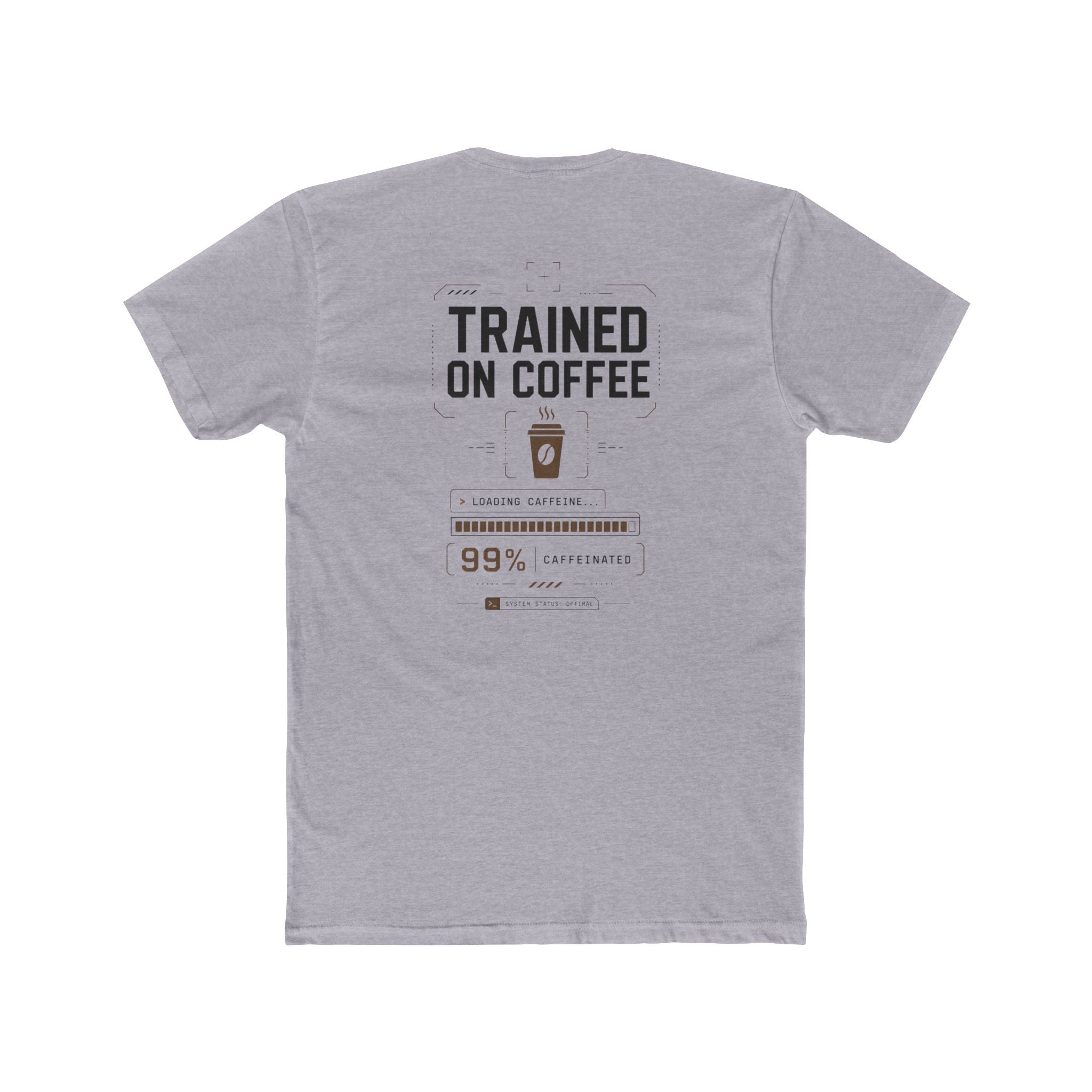 "Trained on Coffee" Unisex Graphic Tee