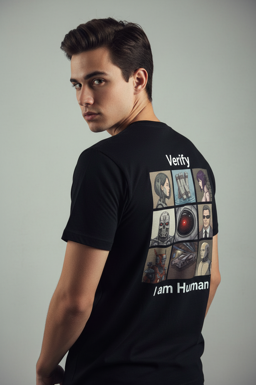"Am I Human?" Unisex Graphic Tee