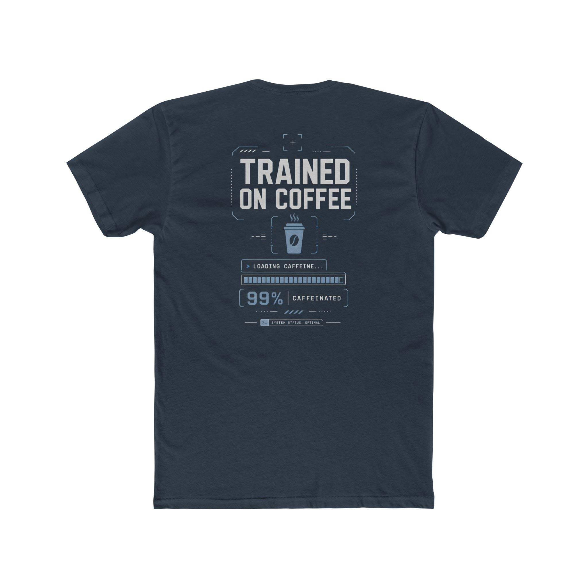 "Trained on Coffee" Unisex Graphic Tee