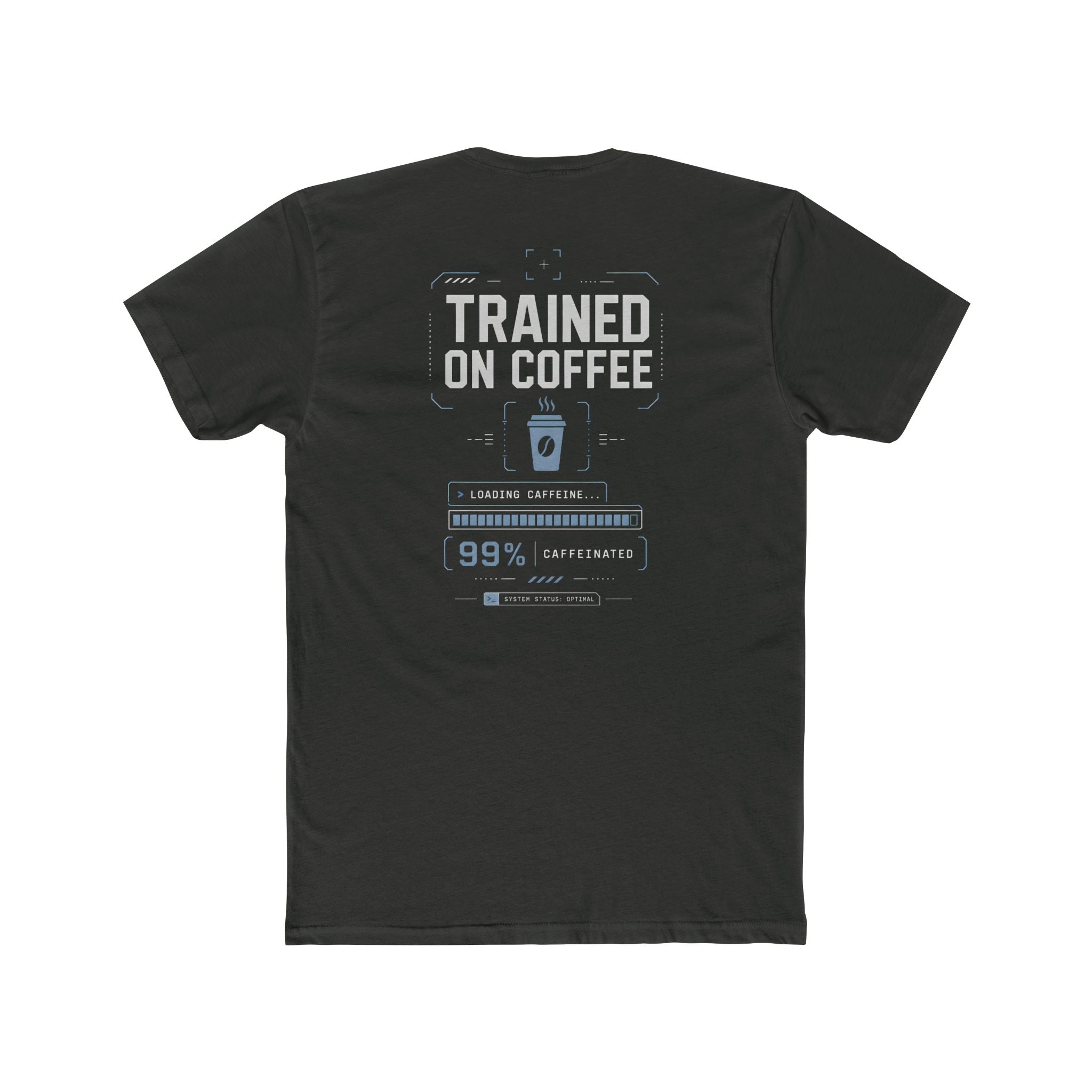 "Trained on Coffee" Unisex Graphic Tee