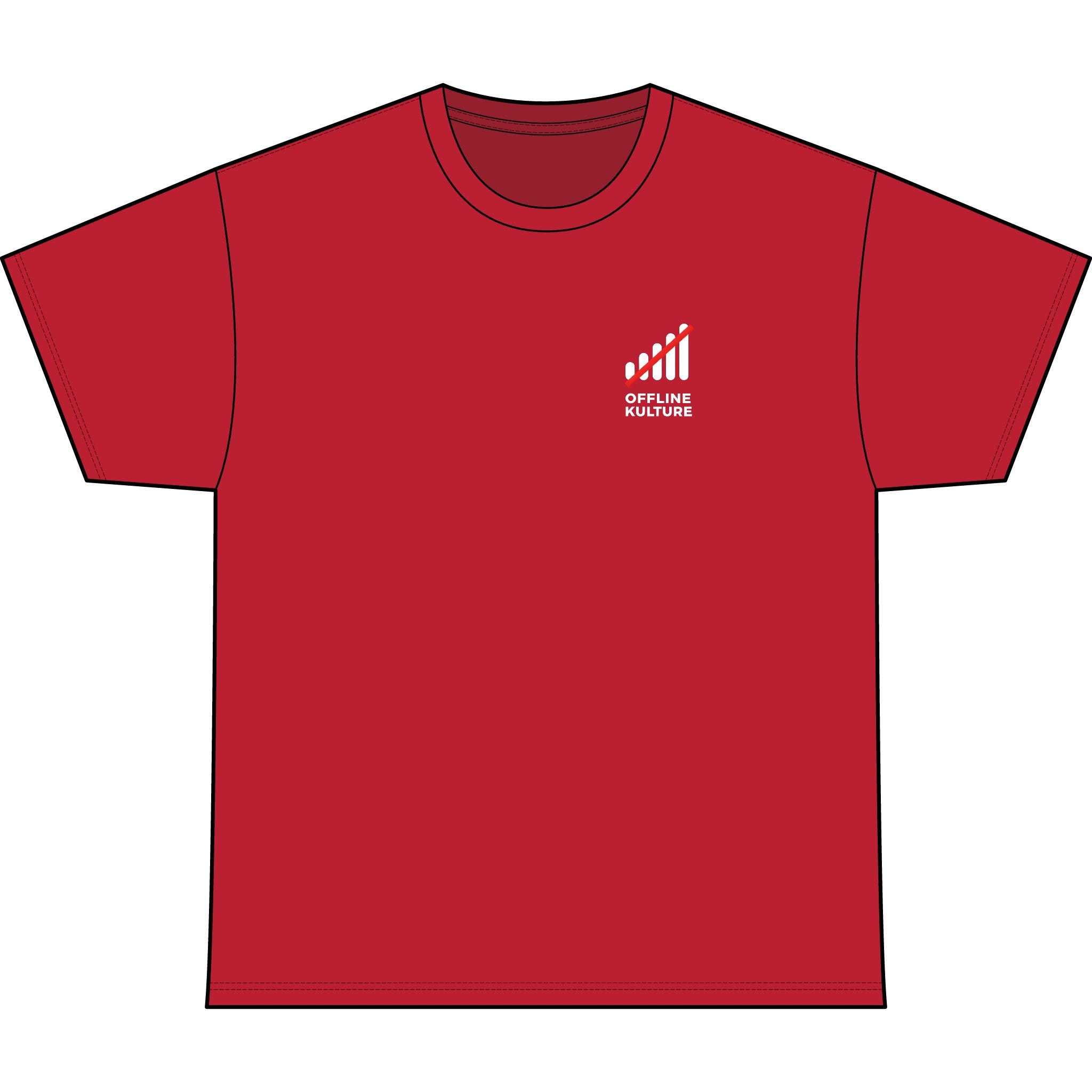 Sprint Performance Tee — 'I Just Feel Like Running' Running Shirt with Offline Kulture Signal Graphic