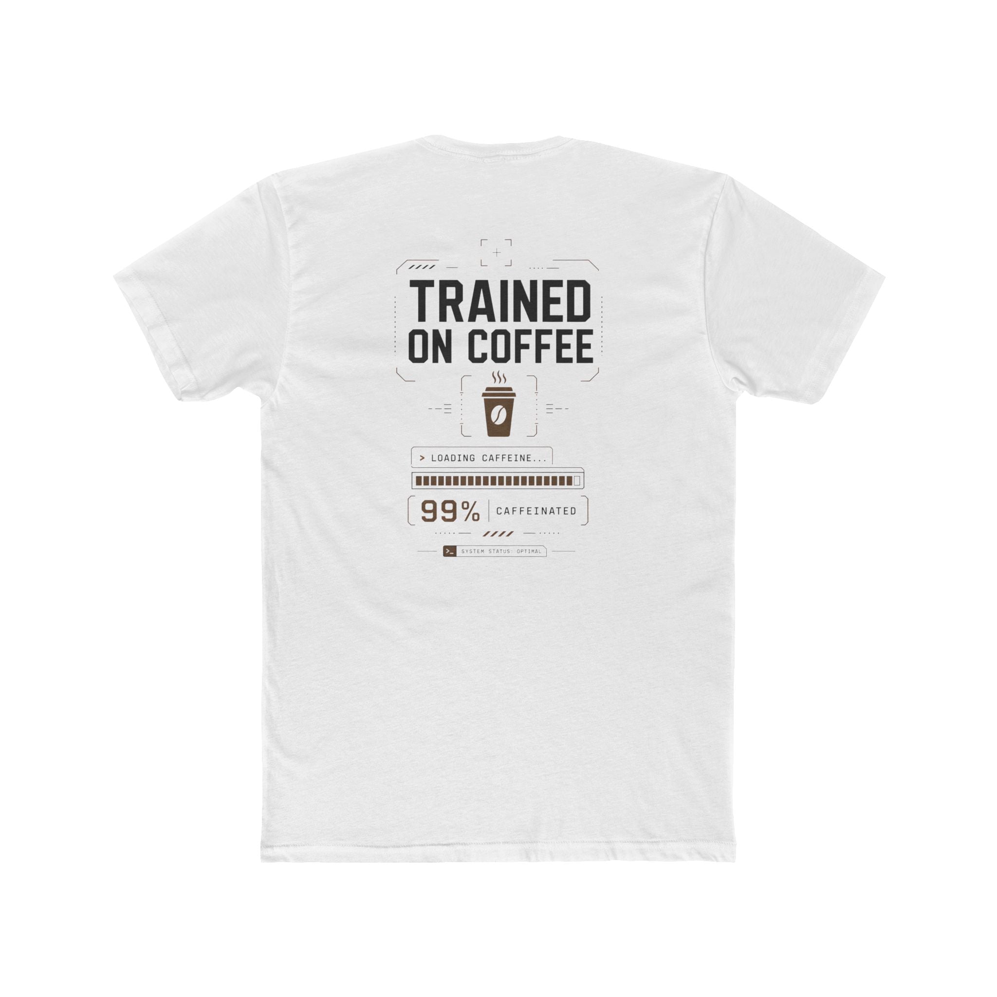 "Trained on Coffee" Unisex Graphic Tee