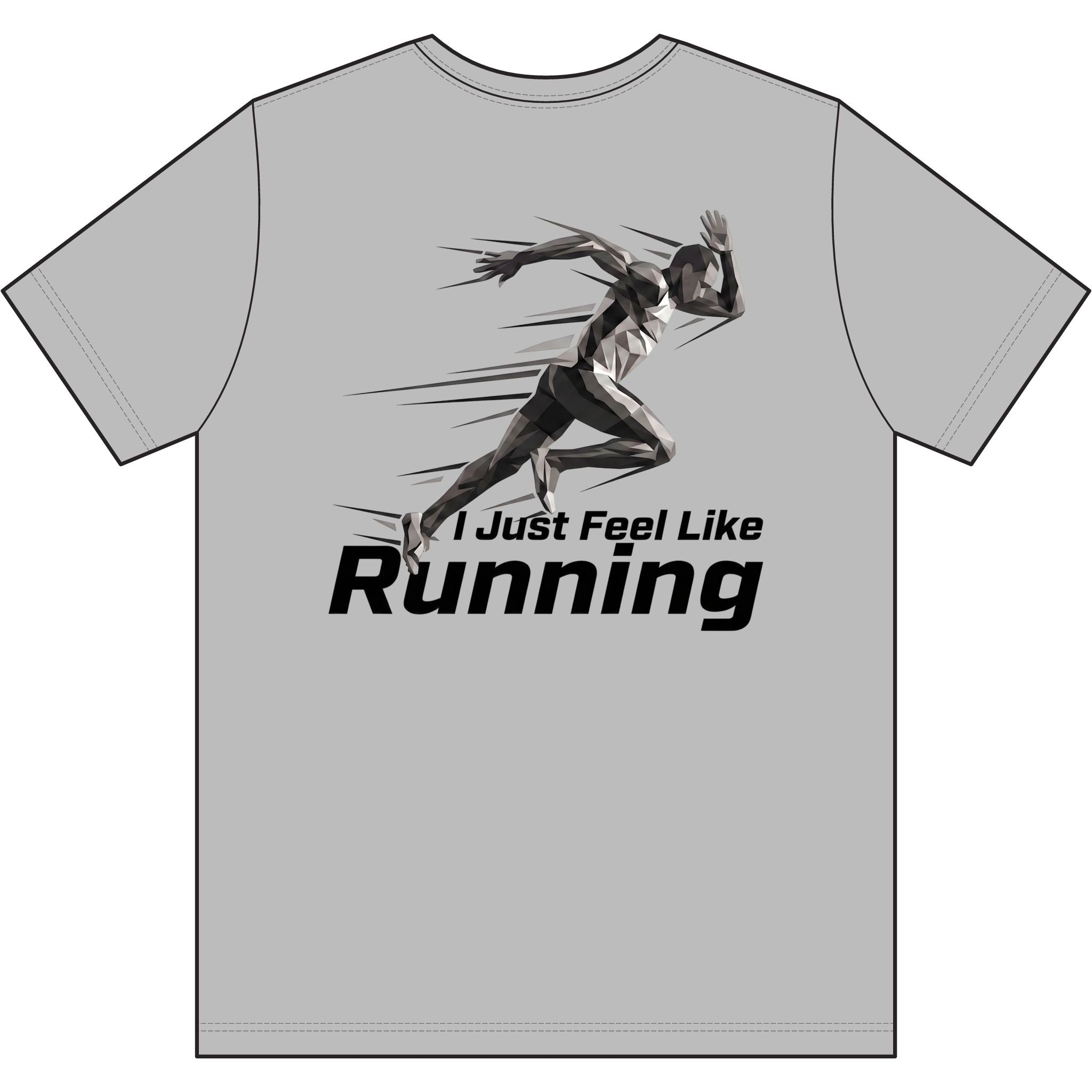 Men's "I Just Feel Like Running - Sprint" Graphic Tee
