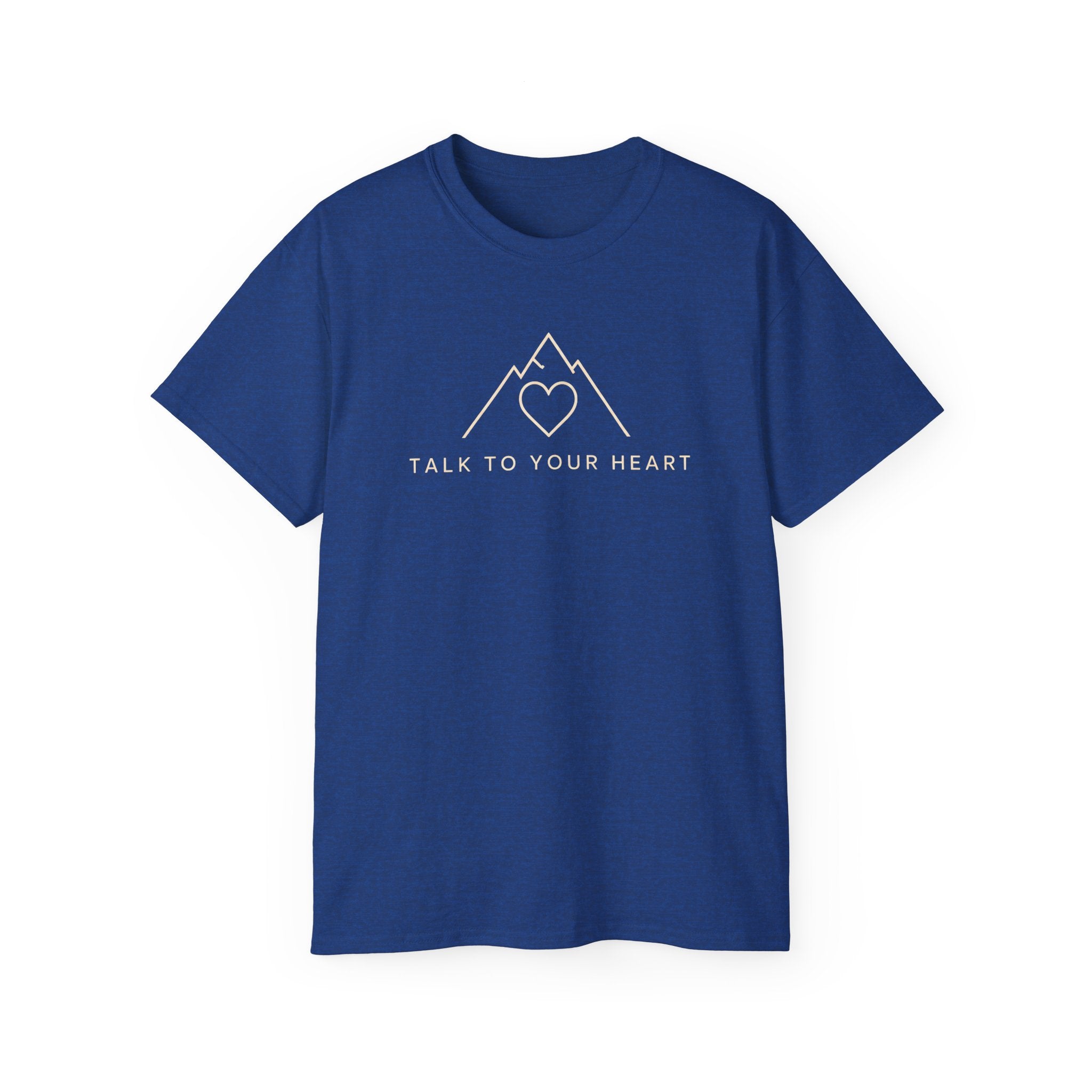 Talk to Your Heart Mountain T‑Shirt — "Pause. Reflect. Choose. Act." Inspirational Tee