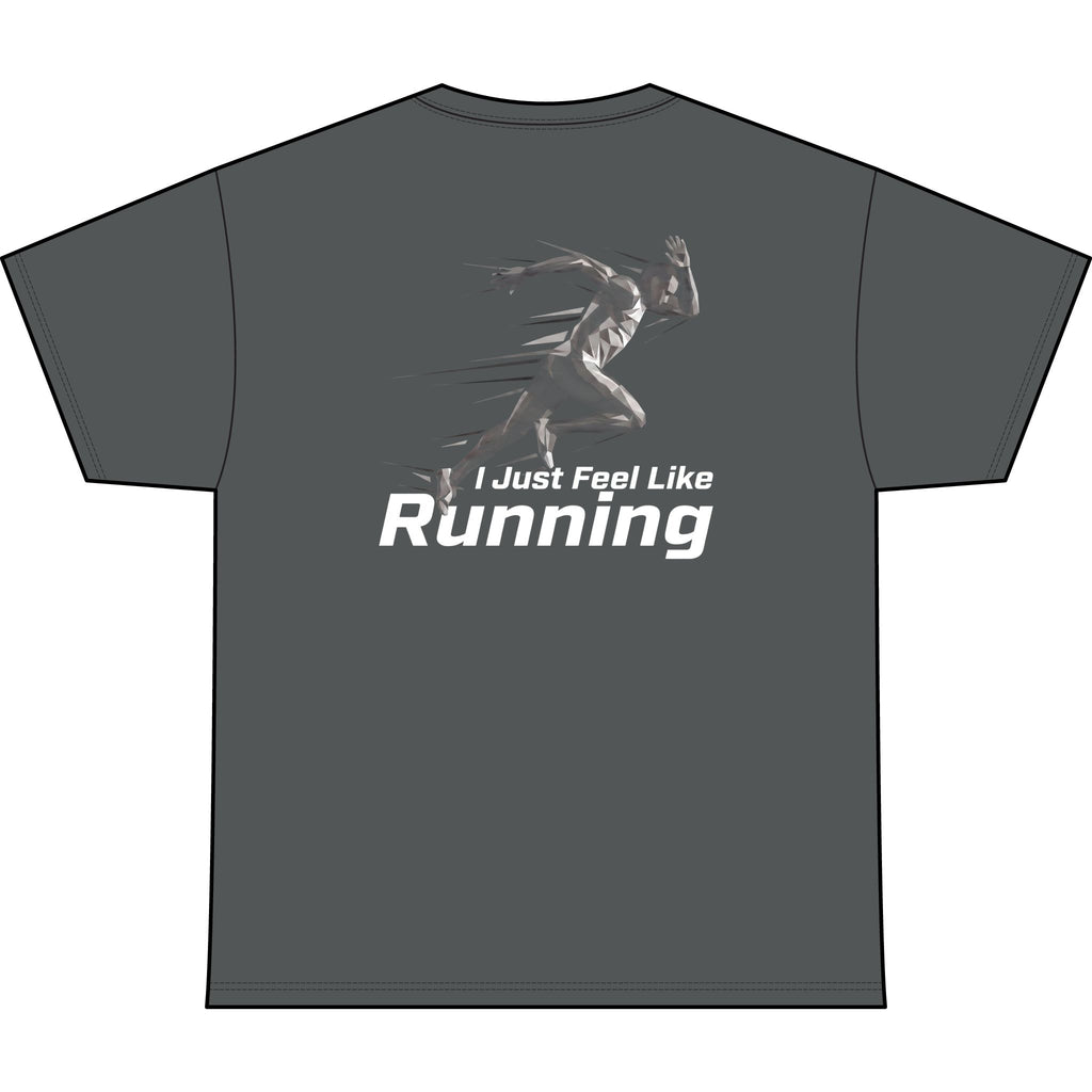 Men's "I Just Feel Like Running - Sprint" Moisture-wicking Shirt