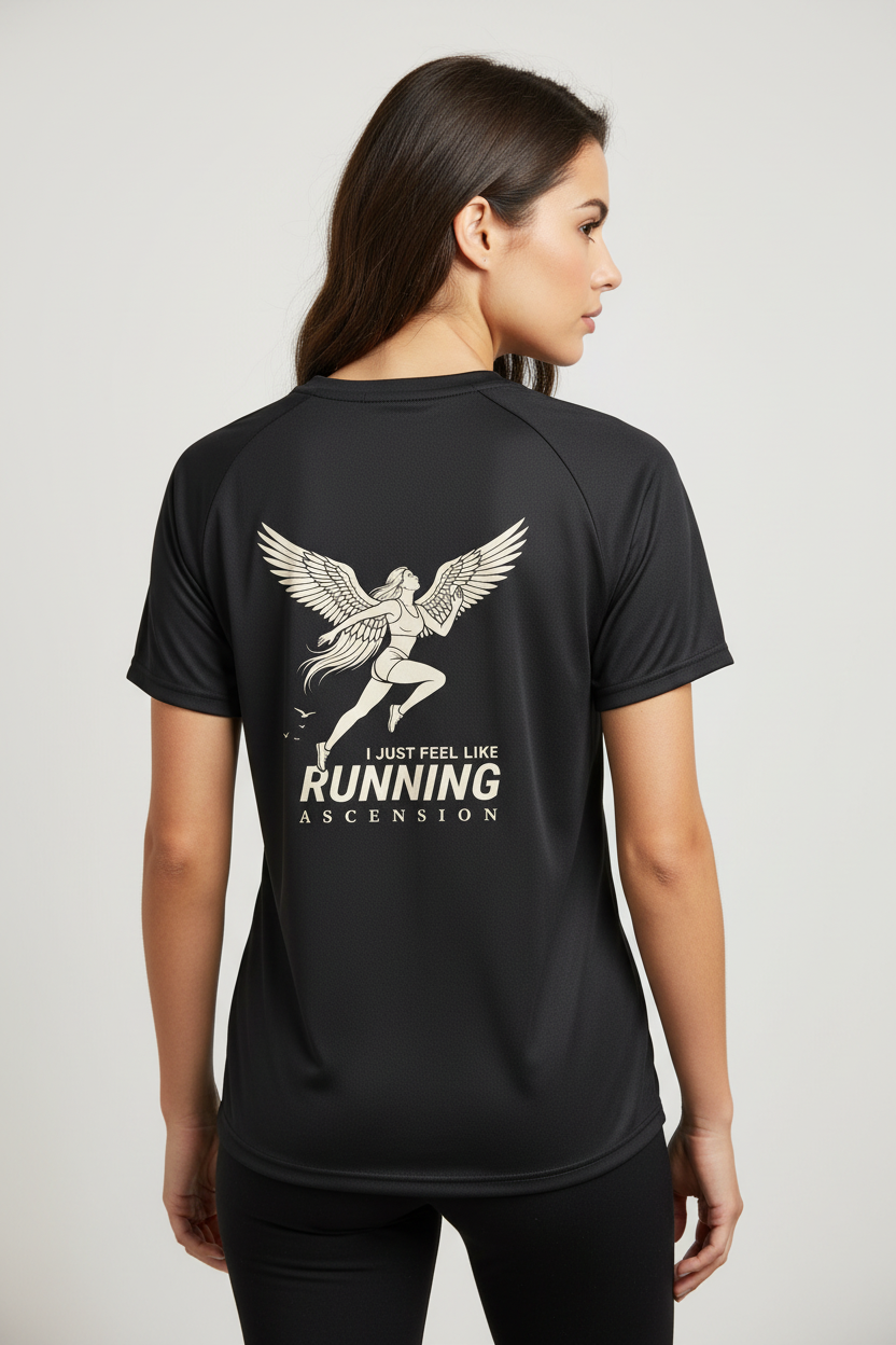 Women's "I Just Feel Like Running - Ascension" Performance Shirt