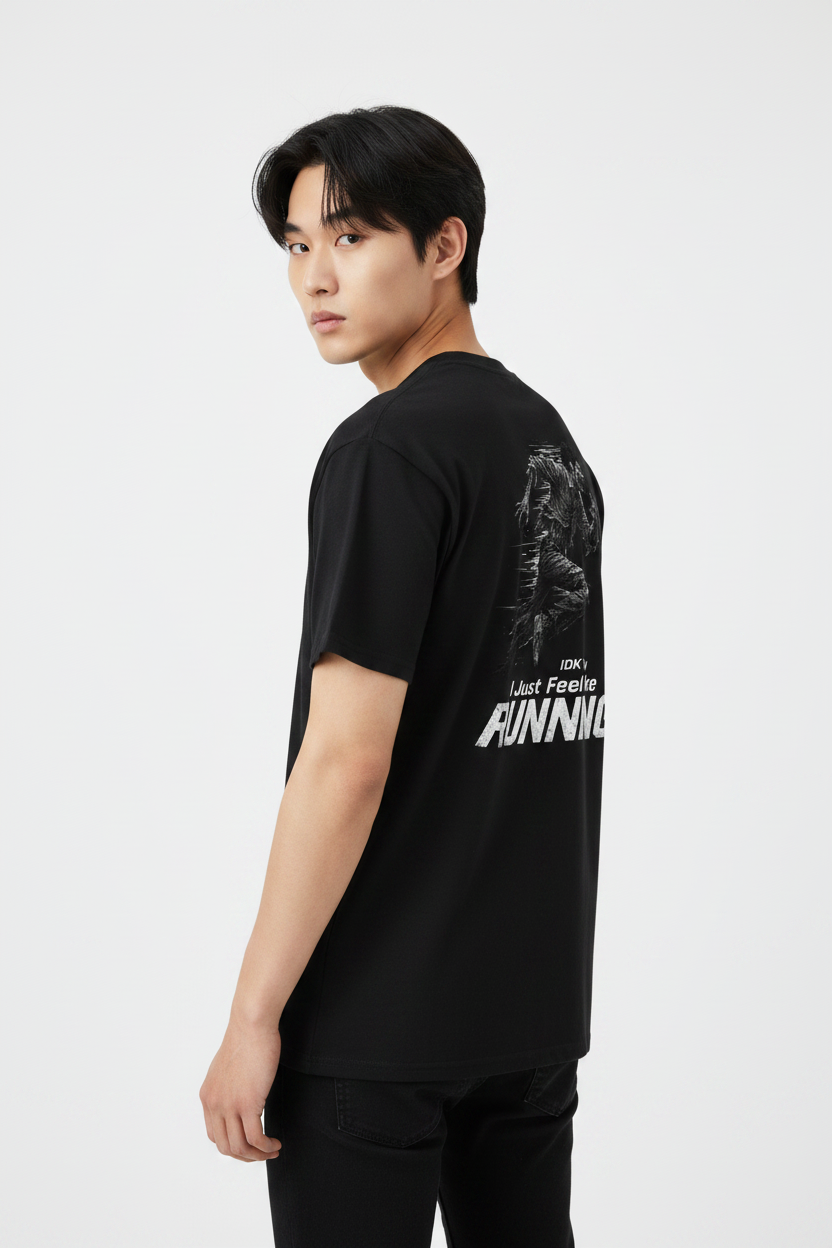 Men's "I Just Feel Like Running - Zombie" DryBlend® Shirt